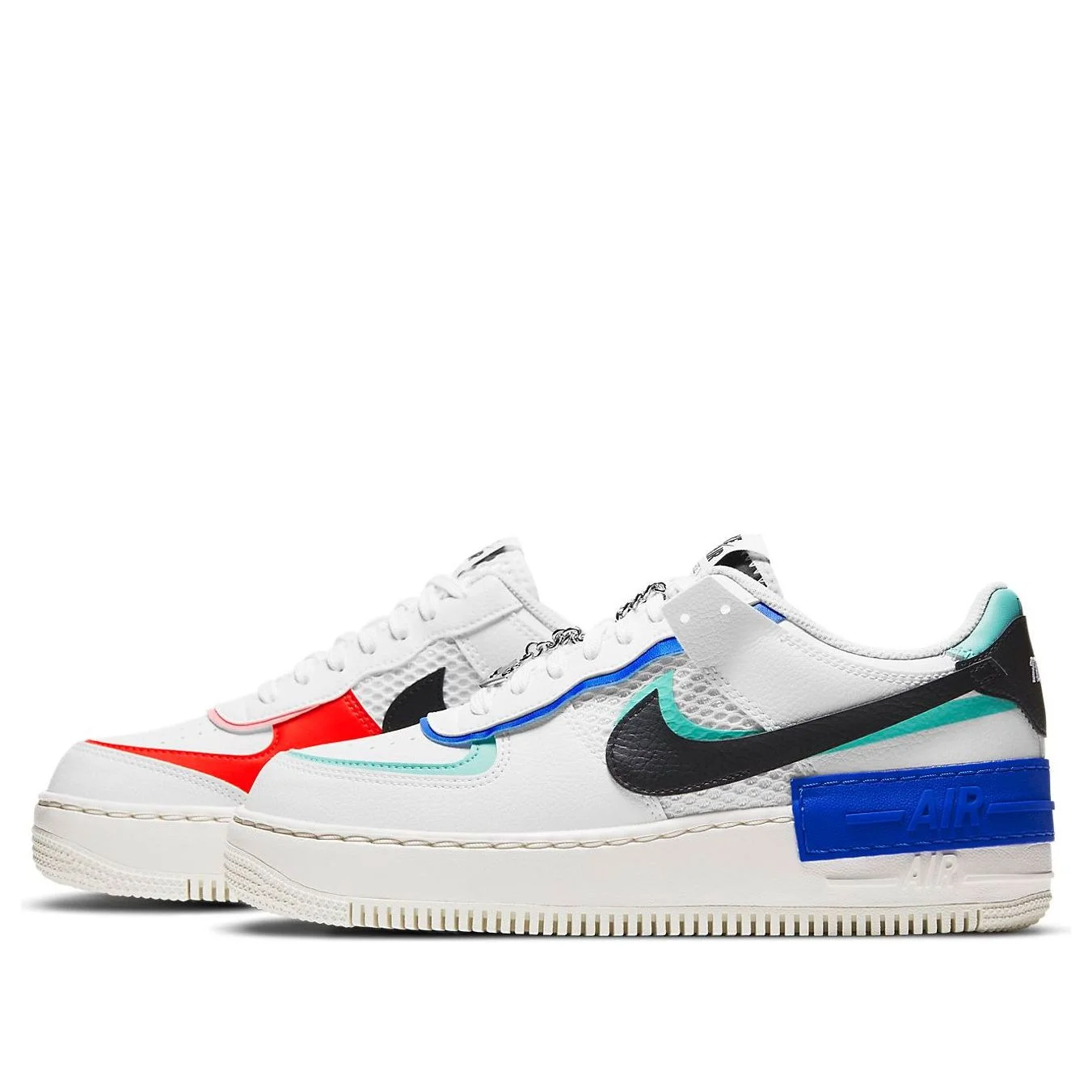 (WMNS) Nike Air Force 1 Shadow 'White Blue DH1965-100 - 1