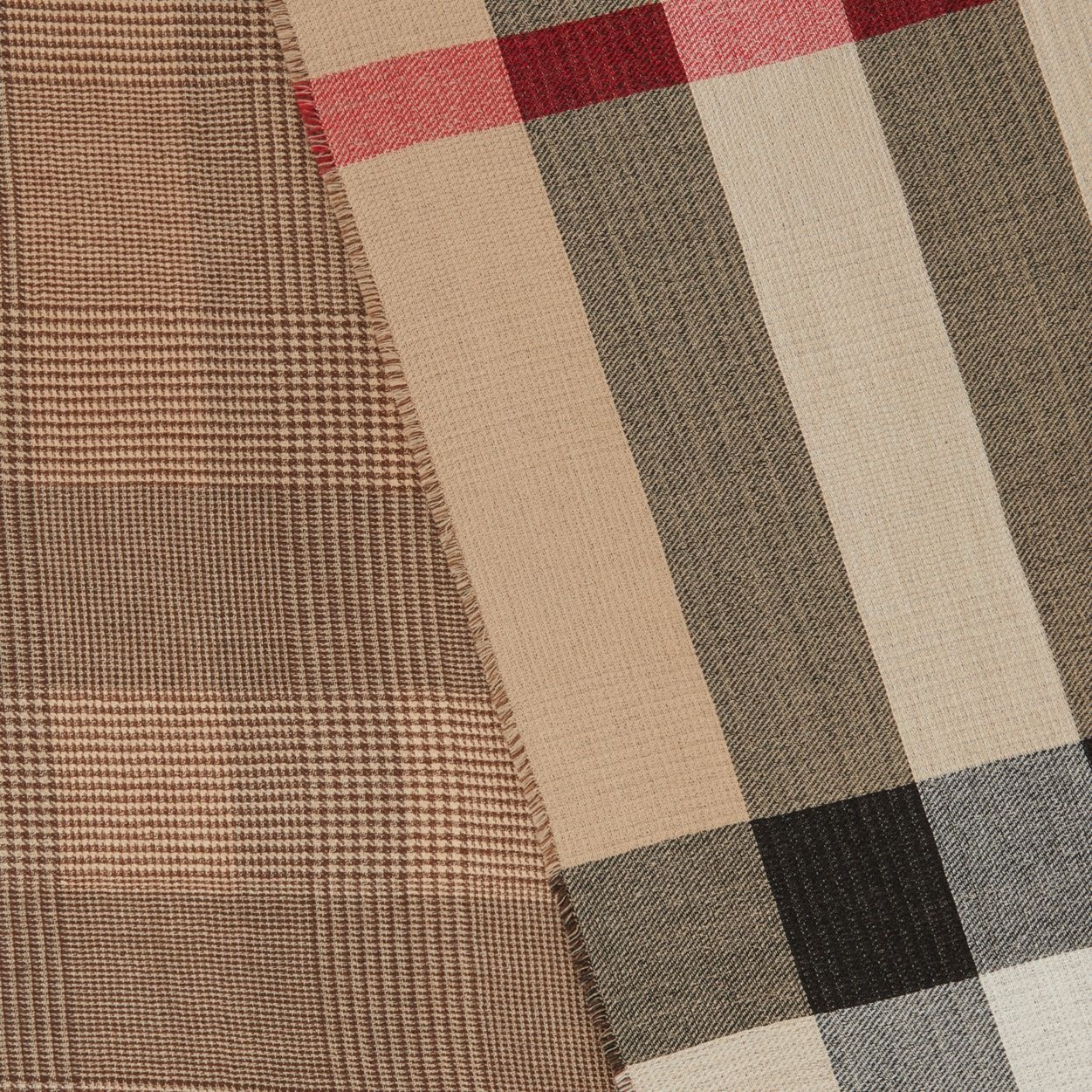 Reversible Check Cashmere Scarf - 2