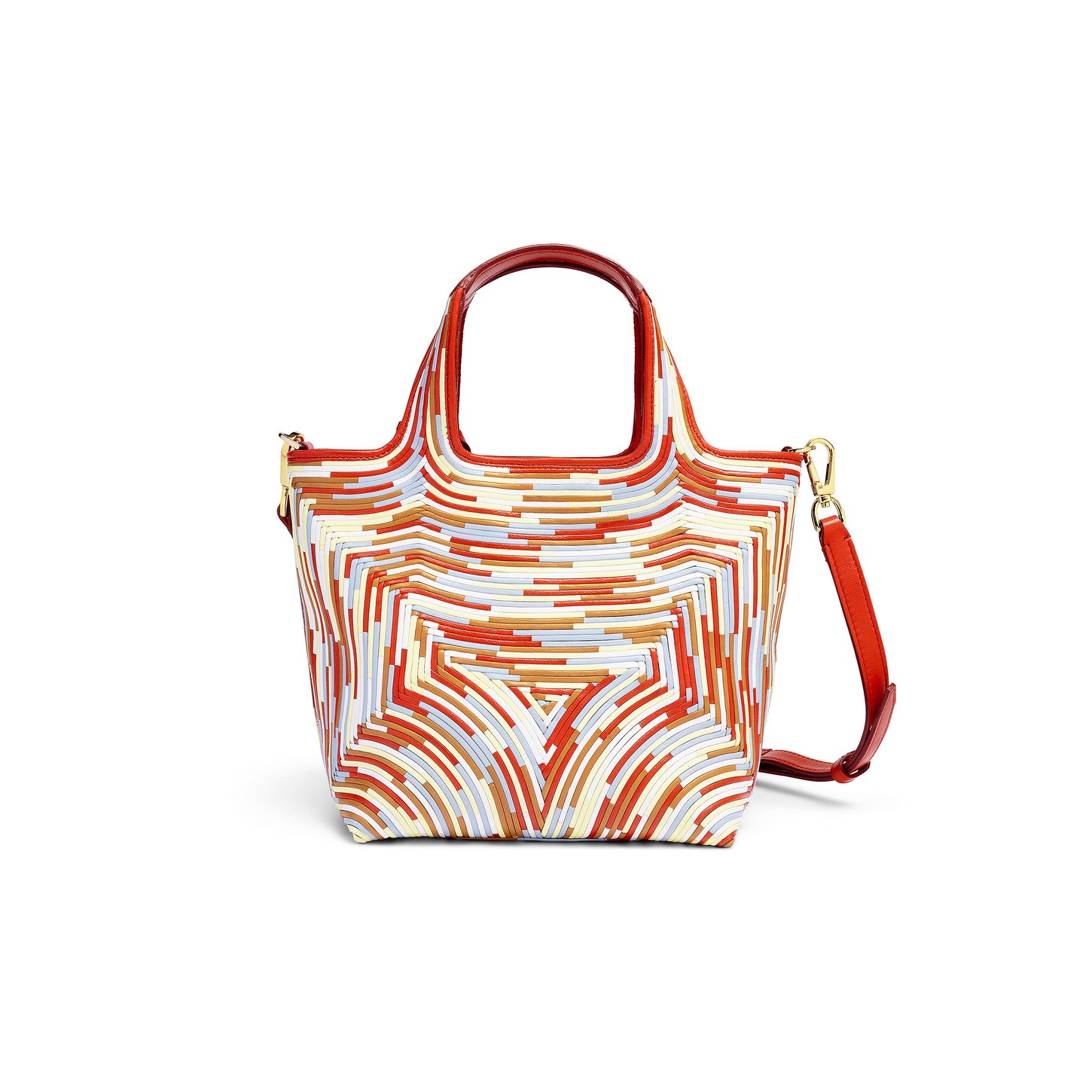 Multicolor leather handbag - 5