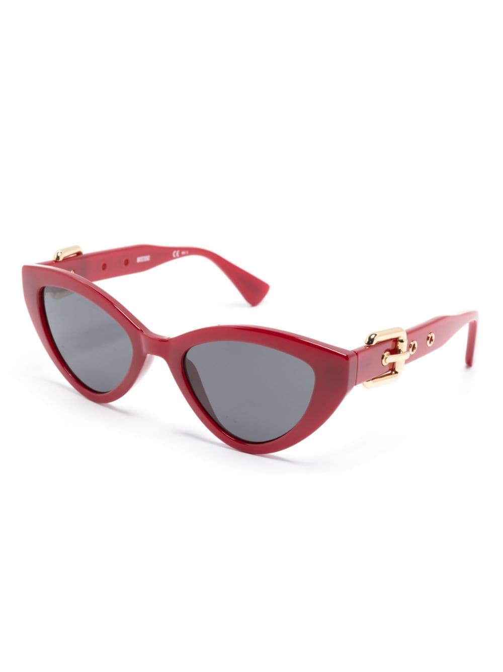 tinted-lenses cat-eye frame sunglasses - 2