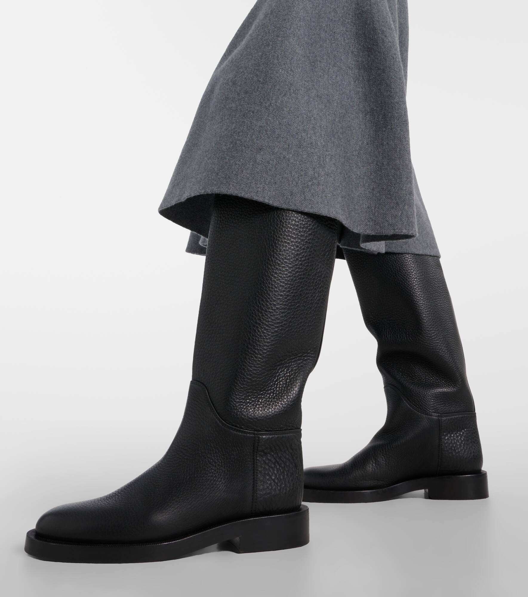Flint leather knee-high boots - 4