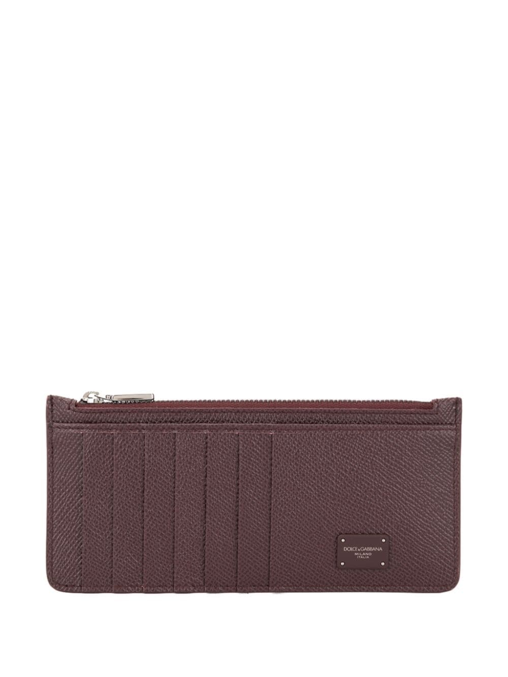 zipped cardholder wallet - 1