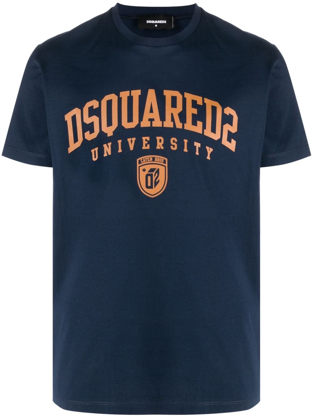 logo-print cotton T-shirt - 1