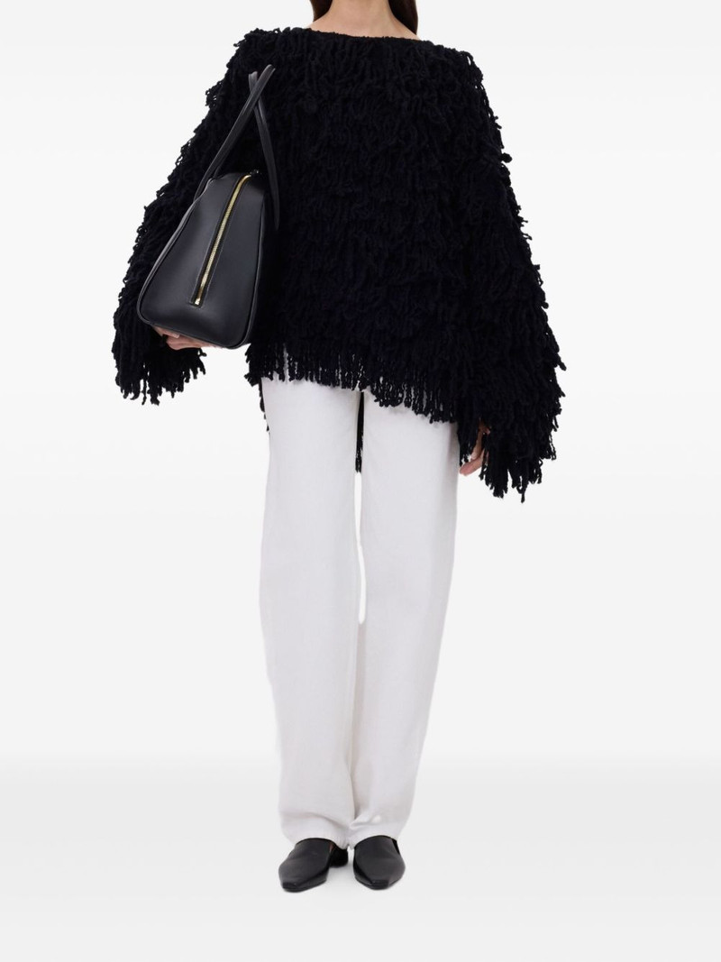 Loulou de Saison GABIN fringe sweater outlook