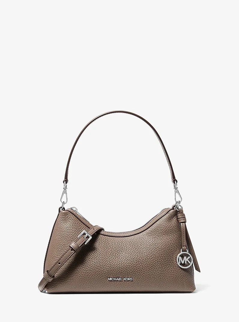Sammy Small Pebbled Leather Convertible Crossbody Bag - 1