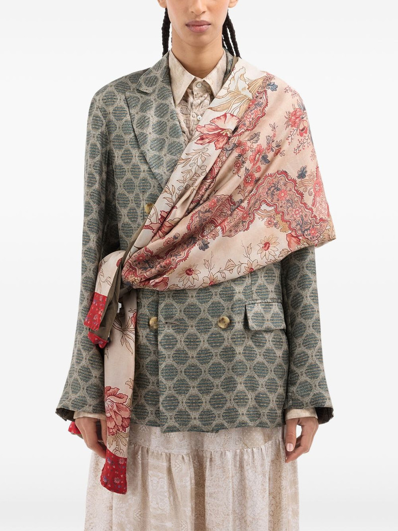 Aloesta floral silk scarf 3