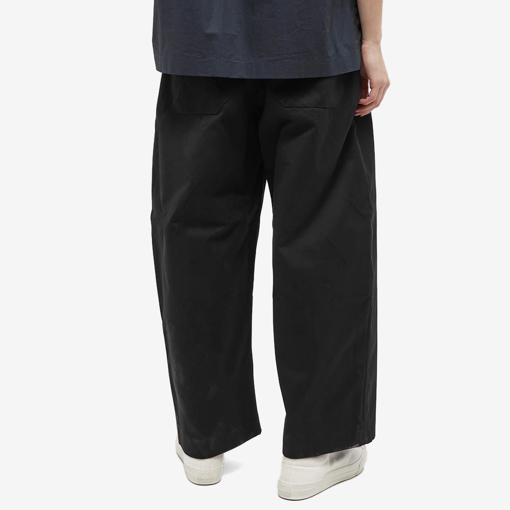 Studio Nicholson Sorte Deep Pleat Volume Twill Pant - 3