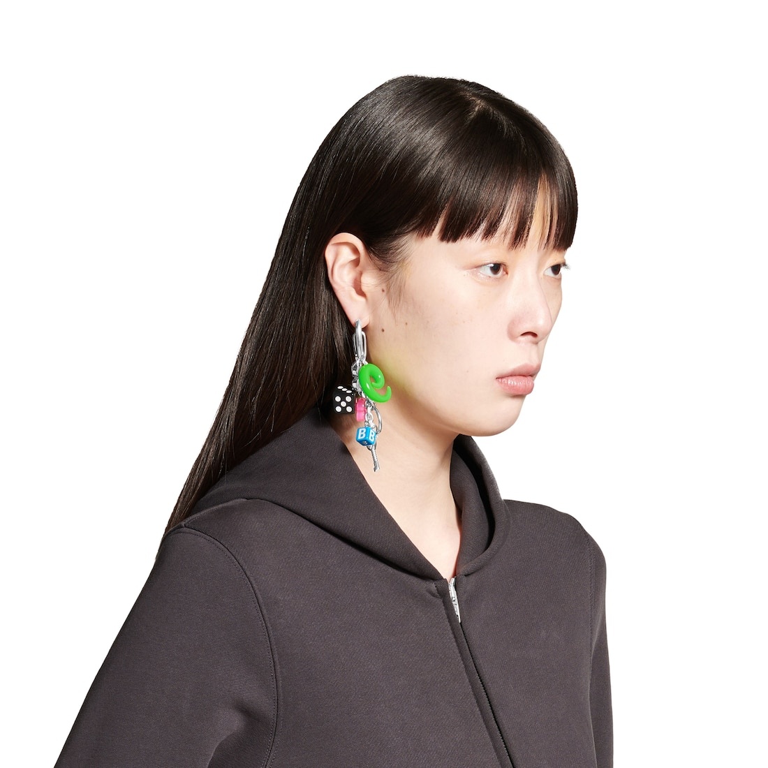 Women's Pigalle Collector Earring in Silver/multicolor - 6
