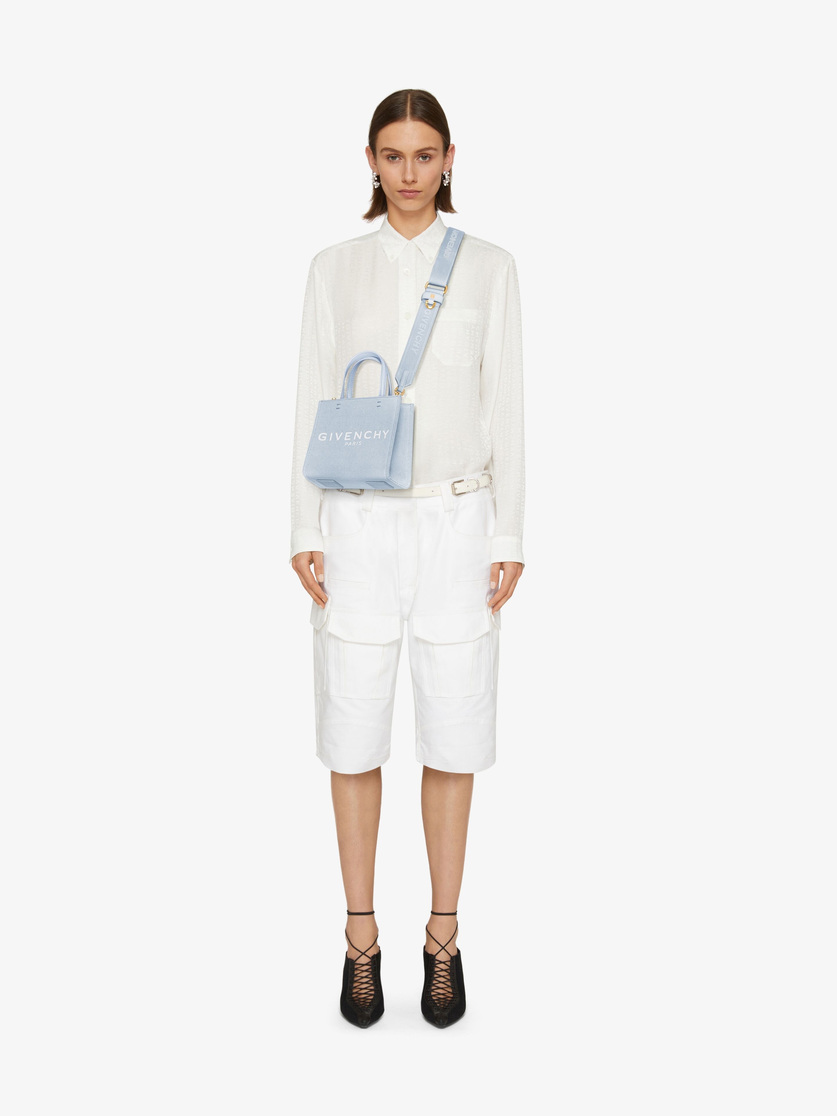 MINI G-TOTE SHOPPING BAG IN CANVAS - 2