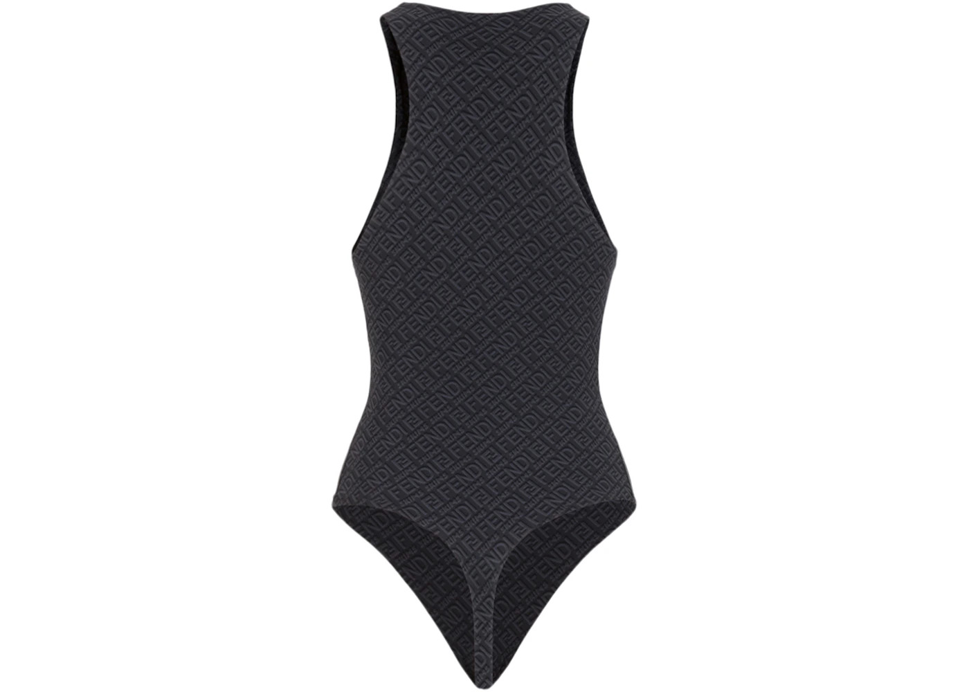 Fendi x SKIMS High Neck Bodysuit Black - 2