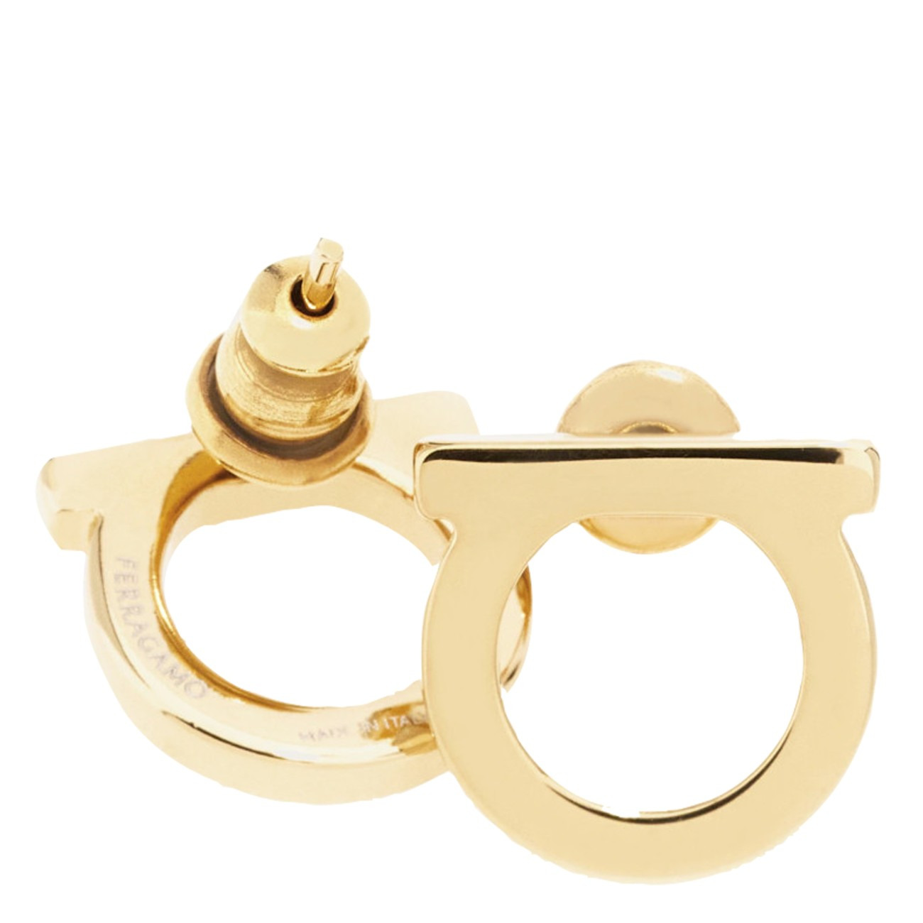 Ferragamo Women Gancini Stud Earrings - 2