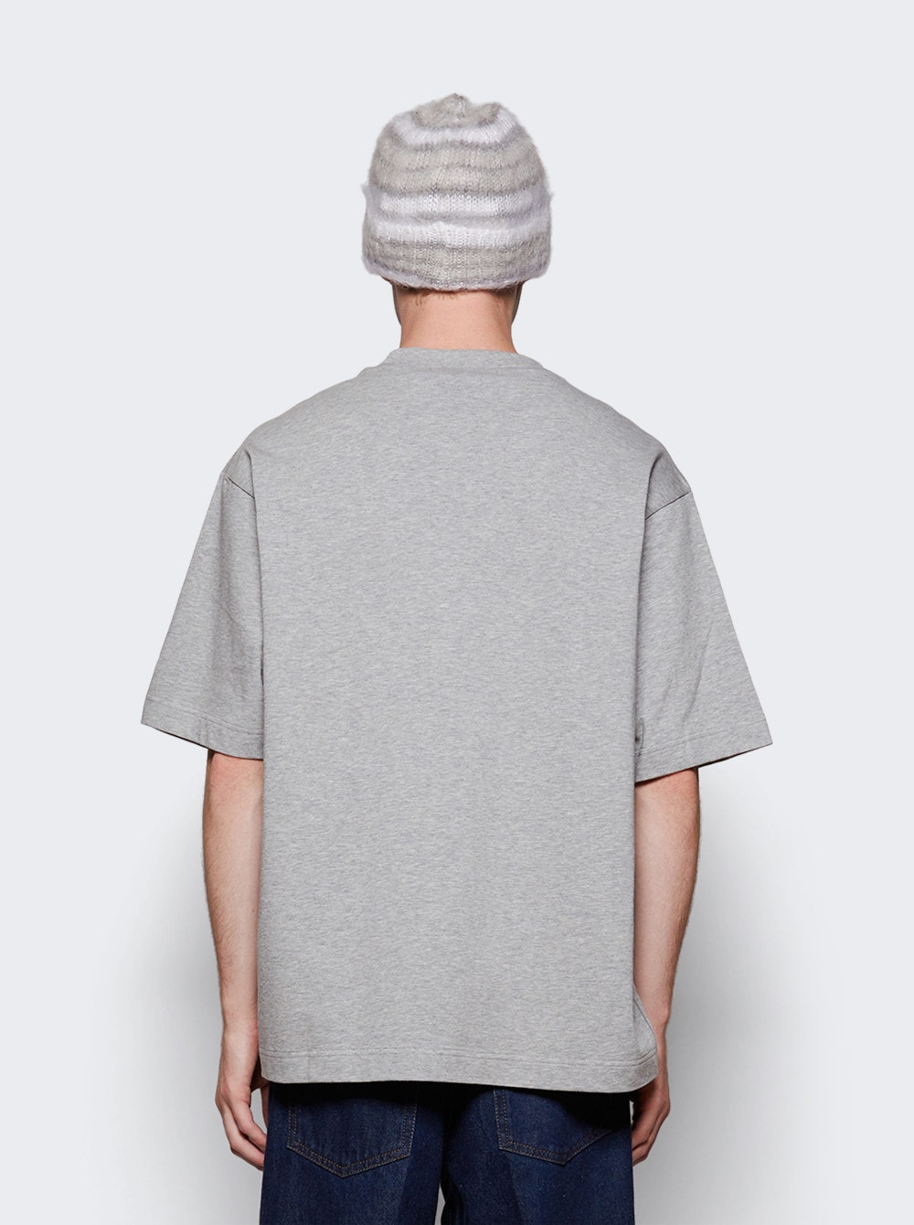 Logo Print T-shirt Grey - 5