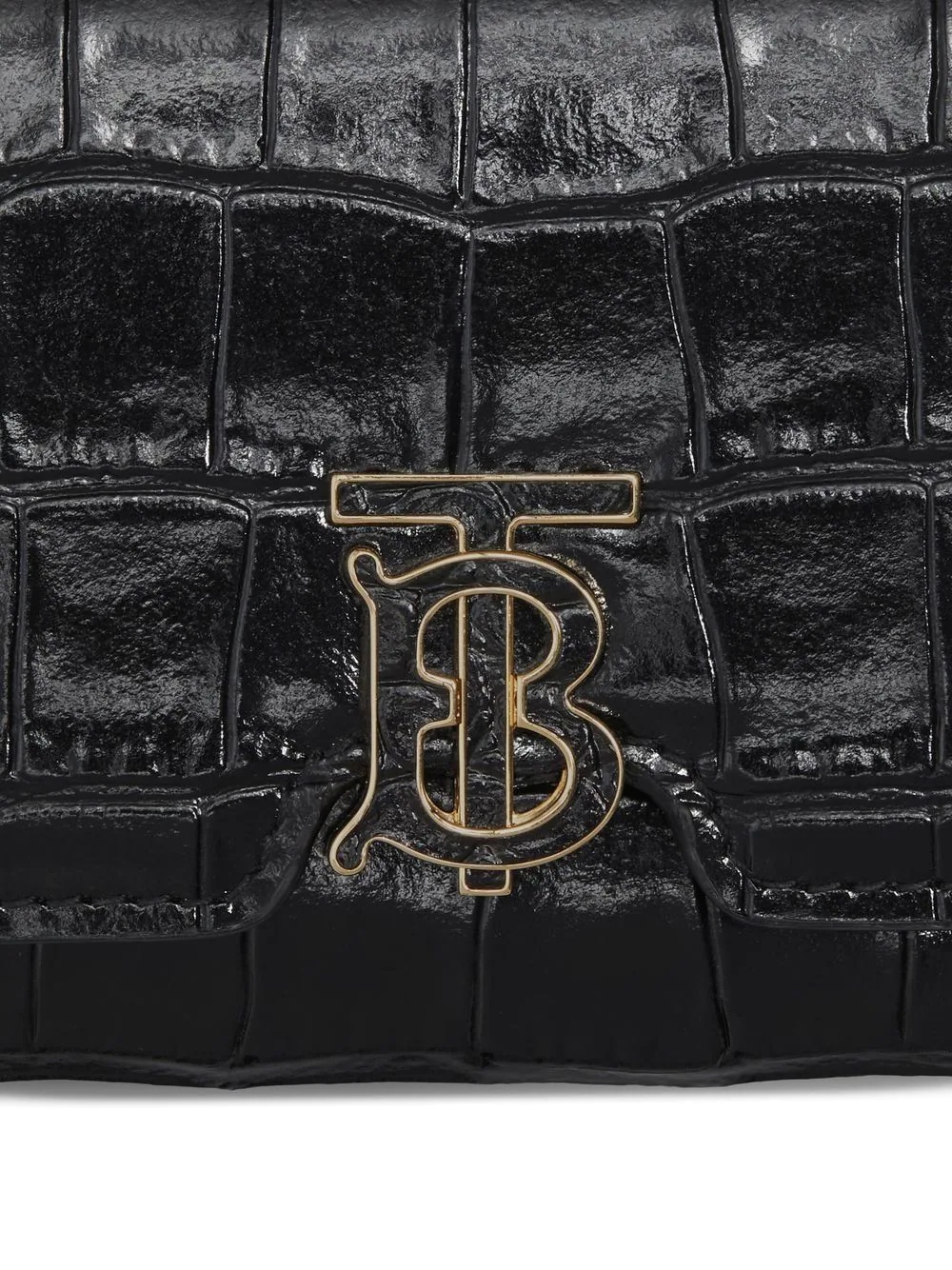 embossed-leather TB wallet - 5