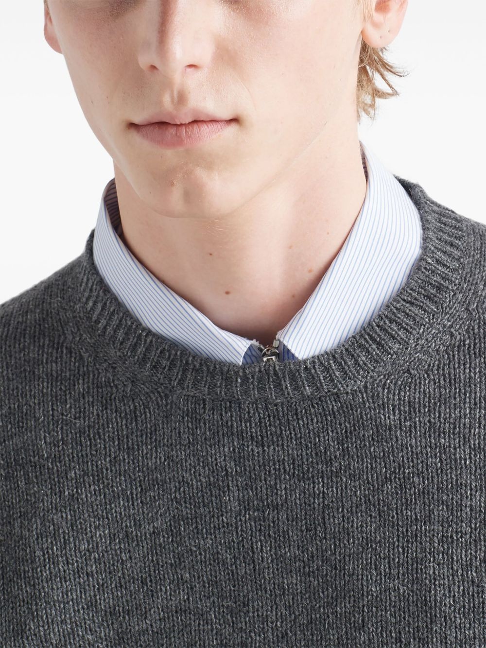 long-sleeve cashmerem jumper - 4