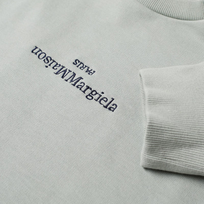 Maison Margiela Maison Margiela Embroidered Text Logo Crew Sweat outlook