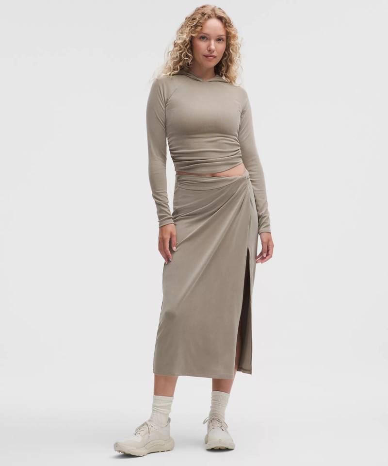 Drapey Softstreme Midi Skirt 1