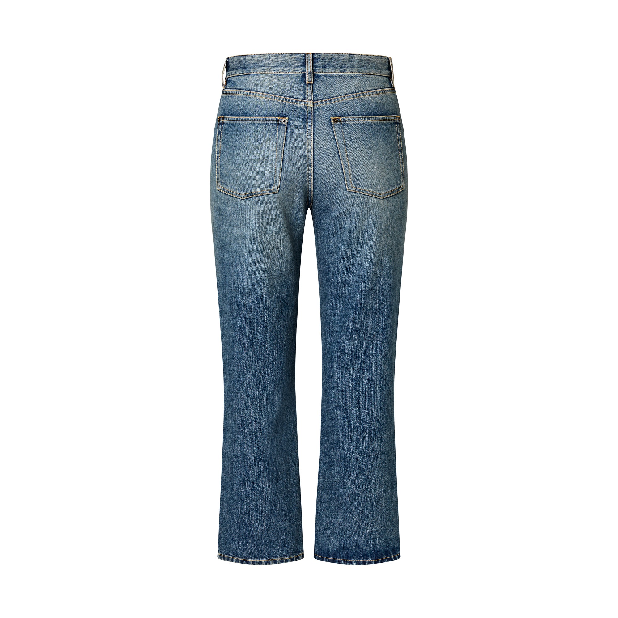 Monogram Patch Jeans - 3