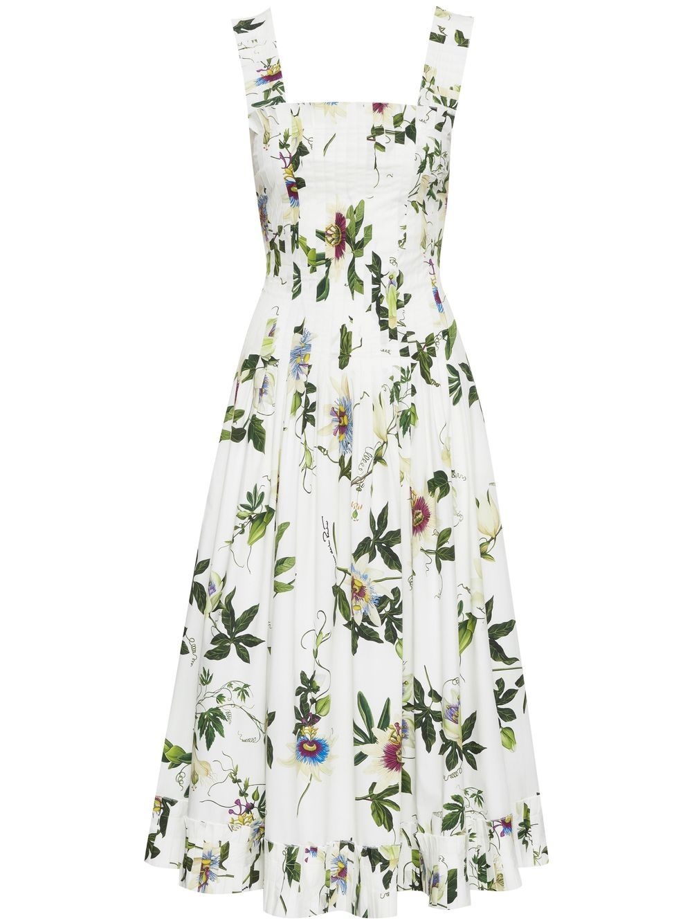 floral-print midi dress - 1