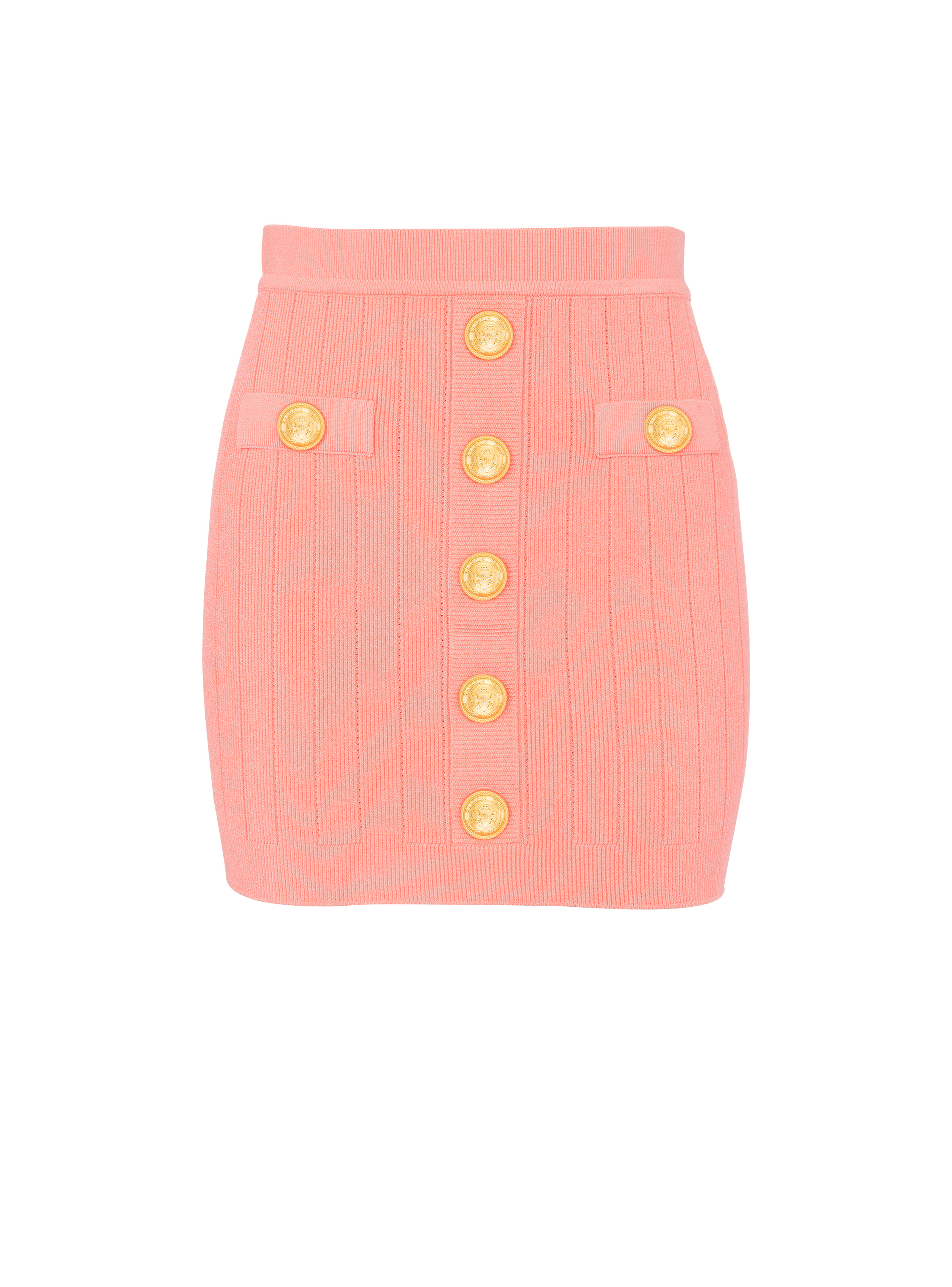 Knit skirt with buttons - 1