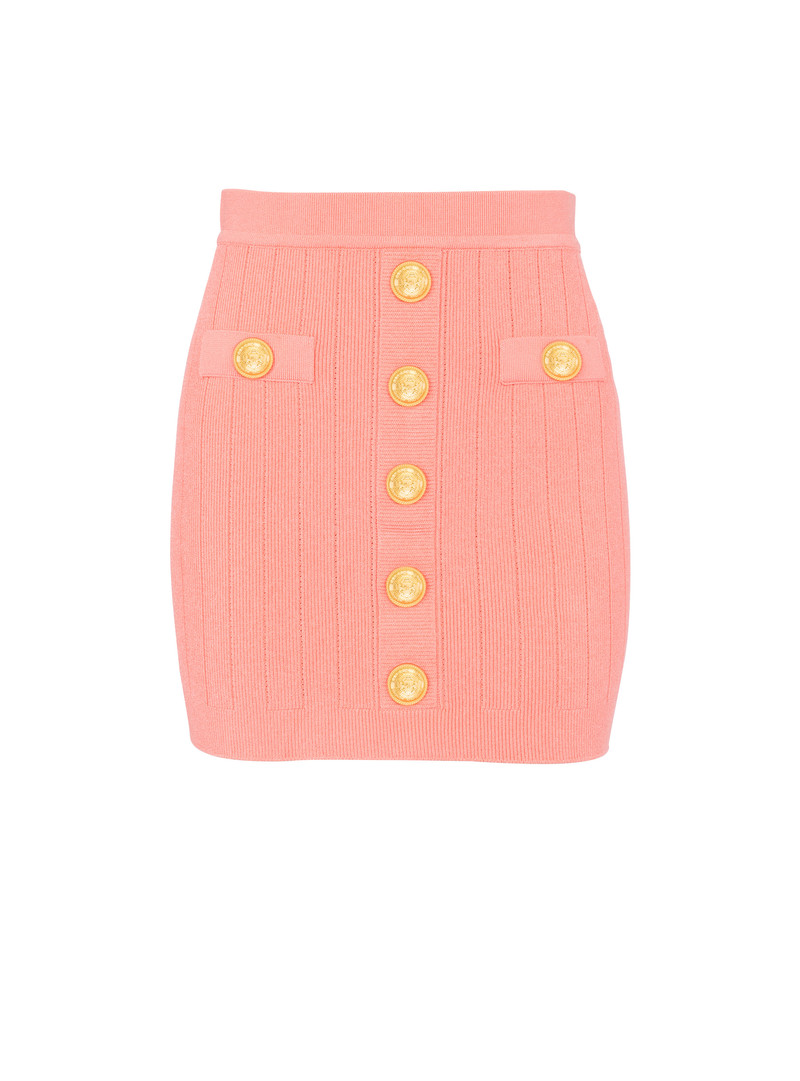 Knit skirt with buttons - 1