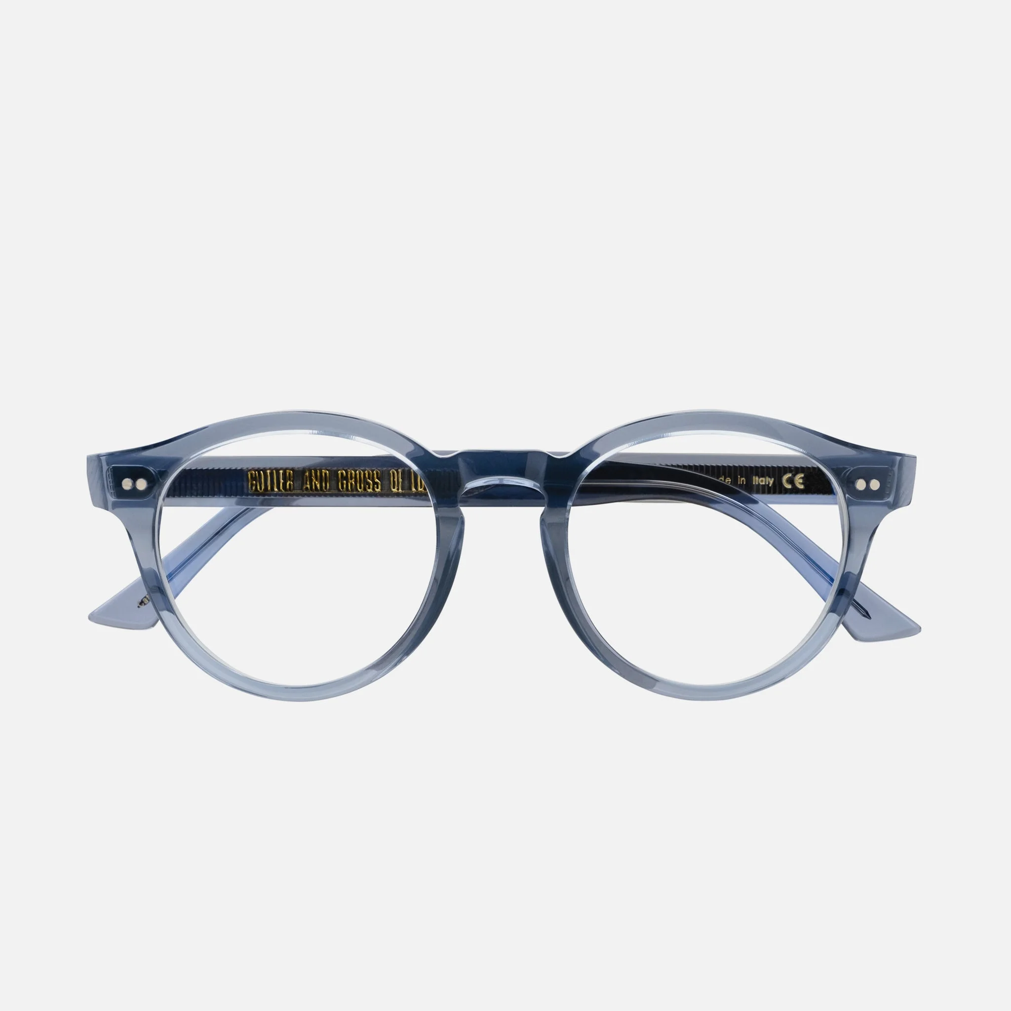 1378 BLUE LIGHT FILTER OPTICAL ROUND GLASSES - 1