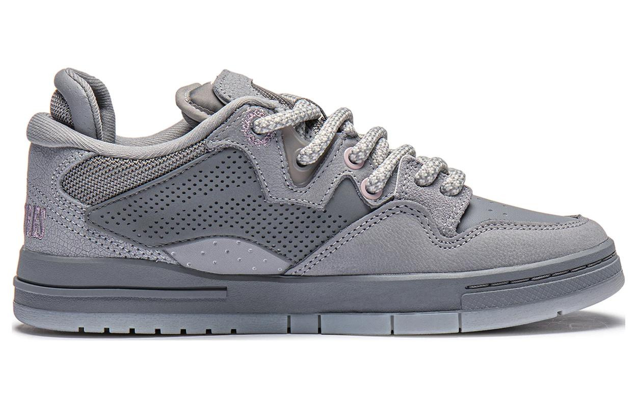 (WMNS) Li-Ning Wave Pro x Pleasures 'Dark Grey' AECT066-2 - 3