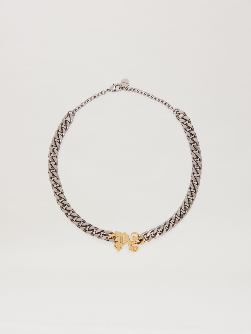 Gold Monogram necklace 1