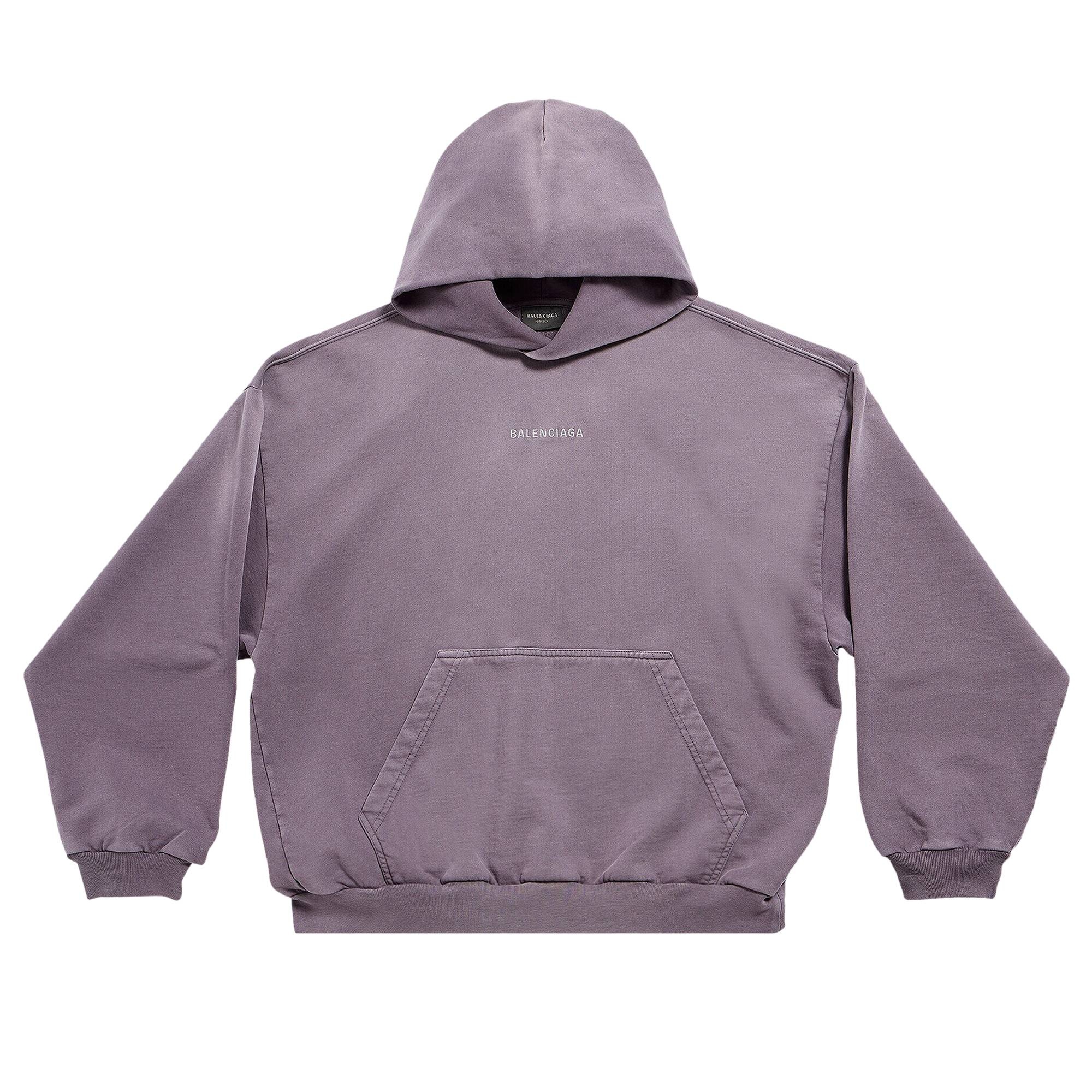 Balenciaga Medium Fit Hoodie 'Purple' - 1