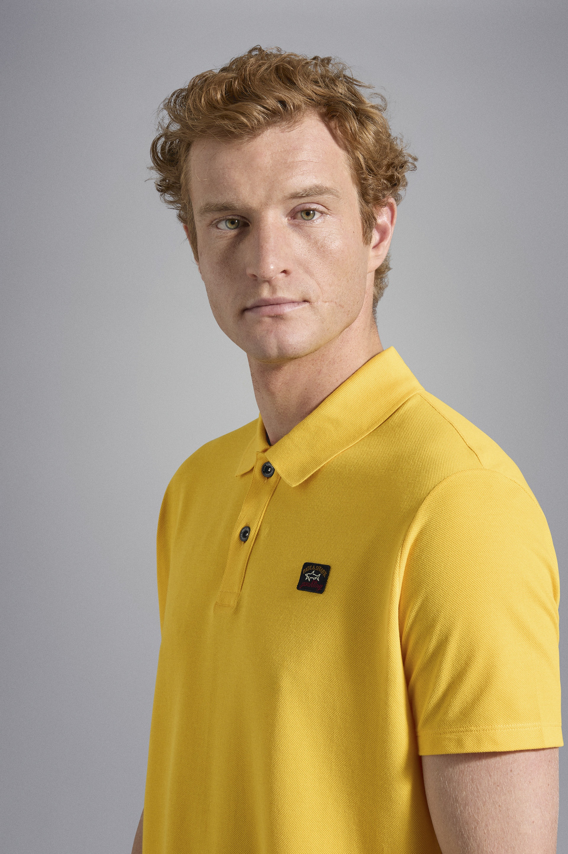 COTTON PIQUÉ POLO SHIRT WITH ICONIC BADGE - 4