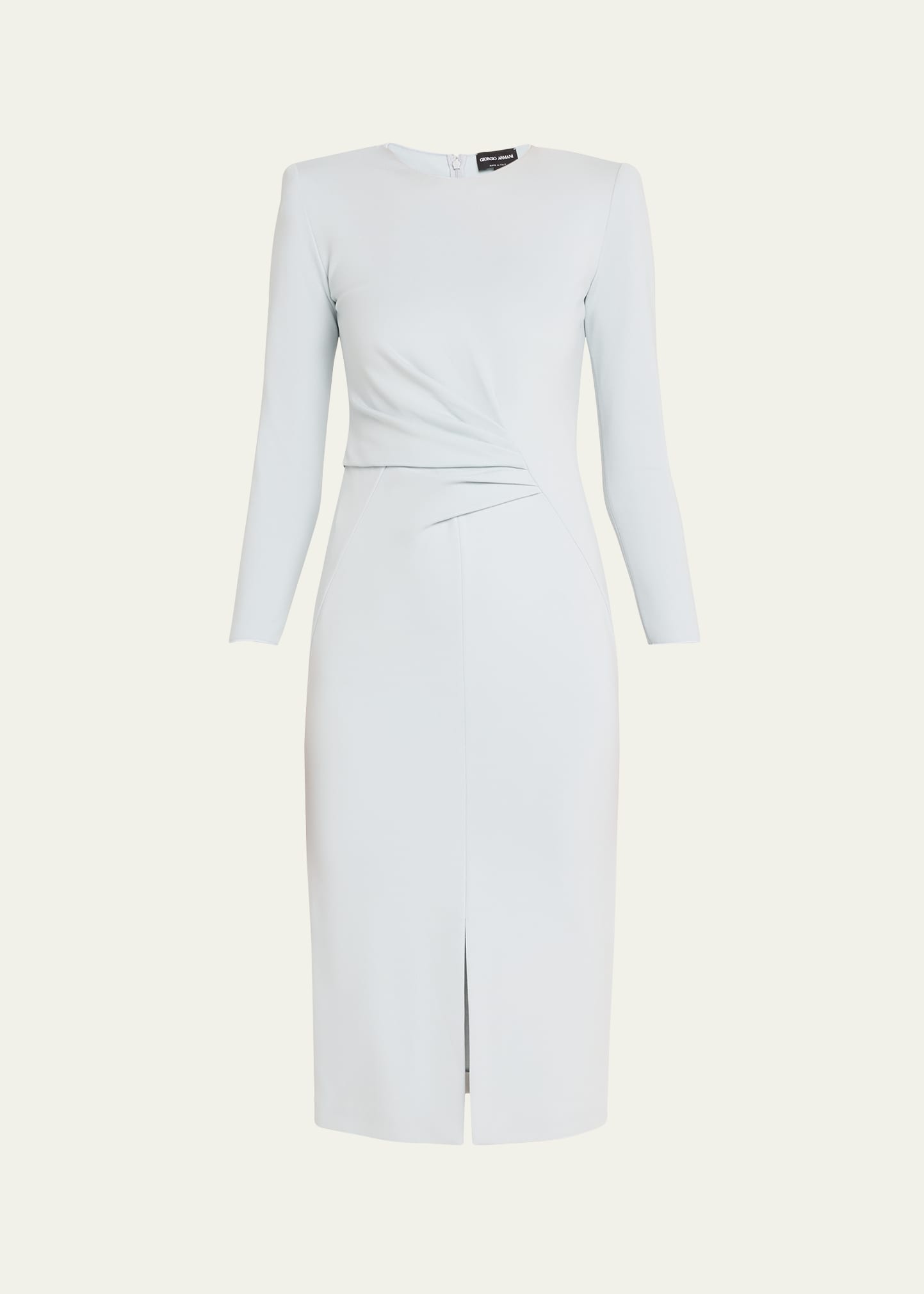 Milano Jersey Dress with Gathered Waist - 1
