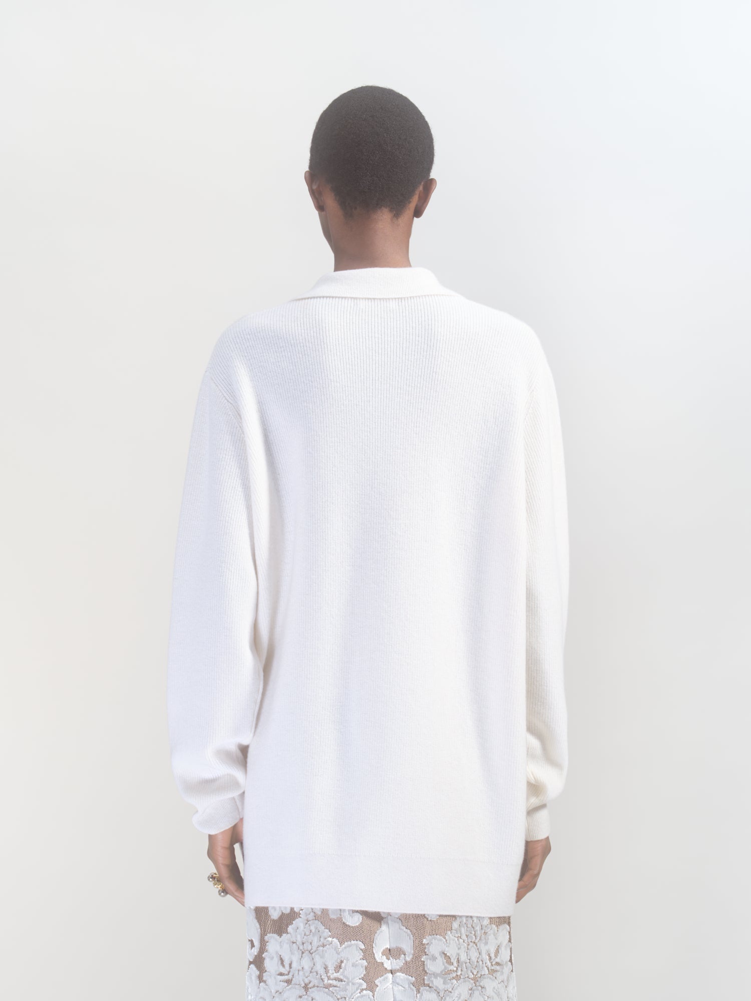 CASHMERE POLO SHIRT - 4
