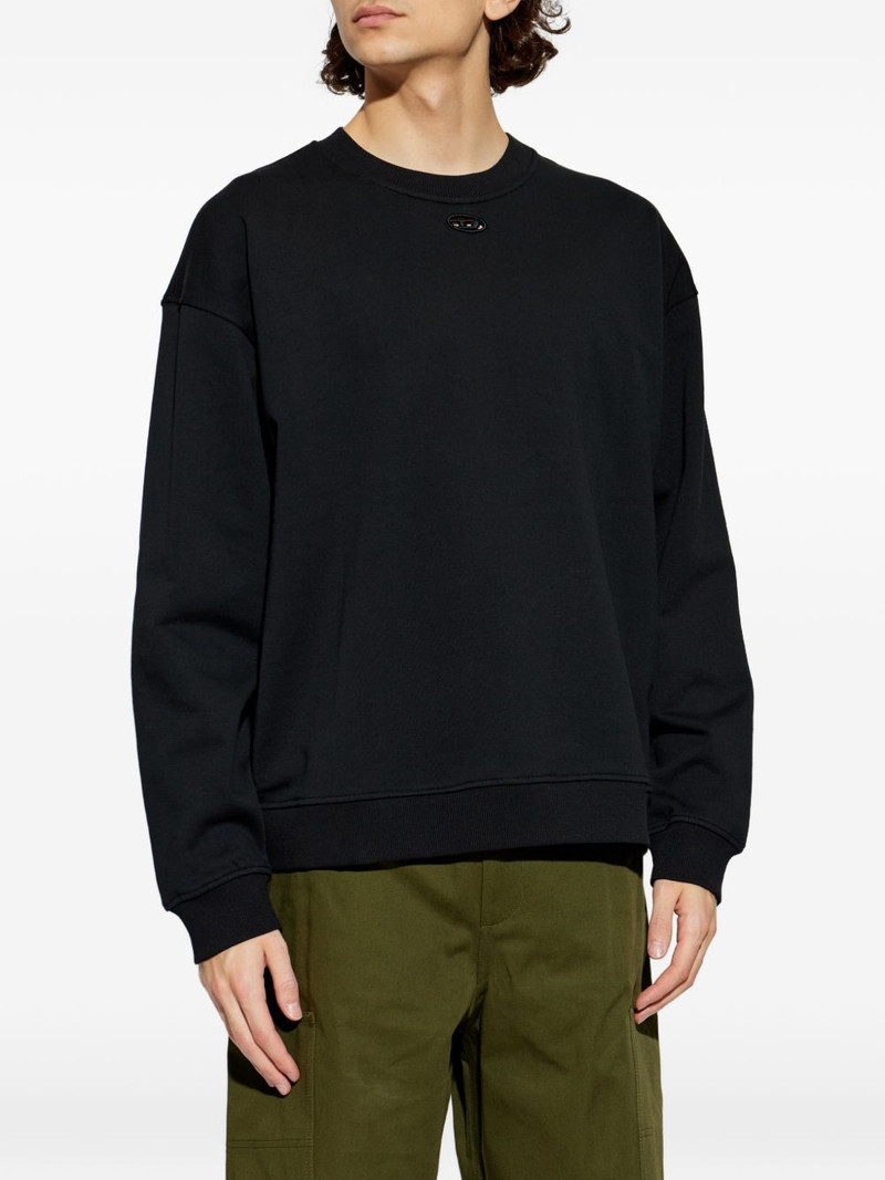 logo cotton sweater 3