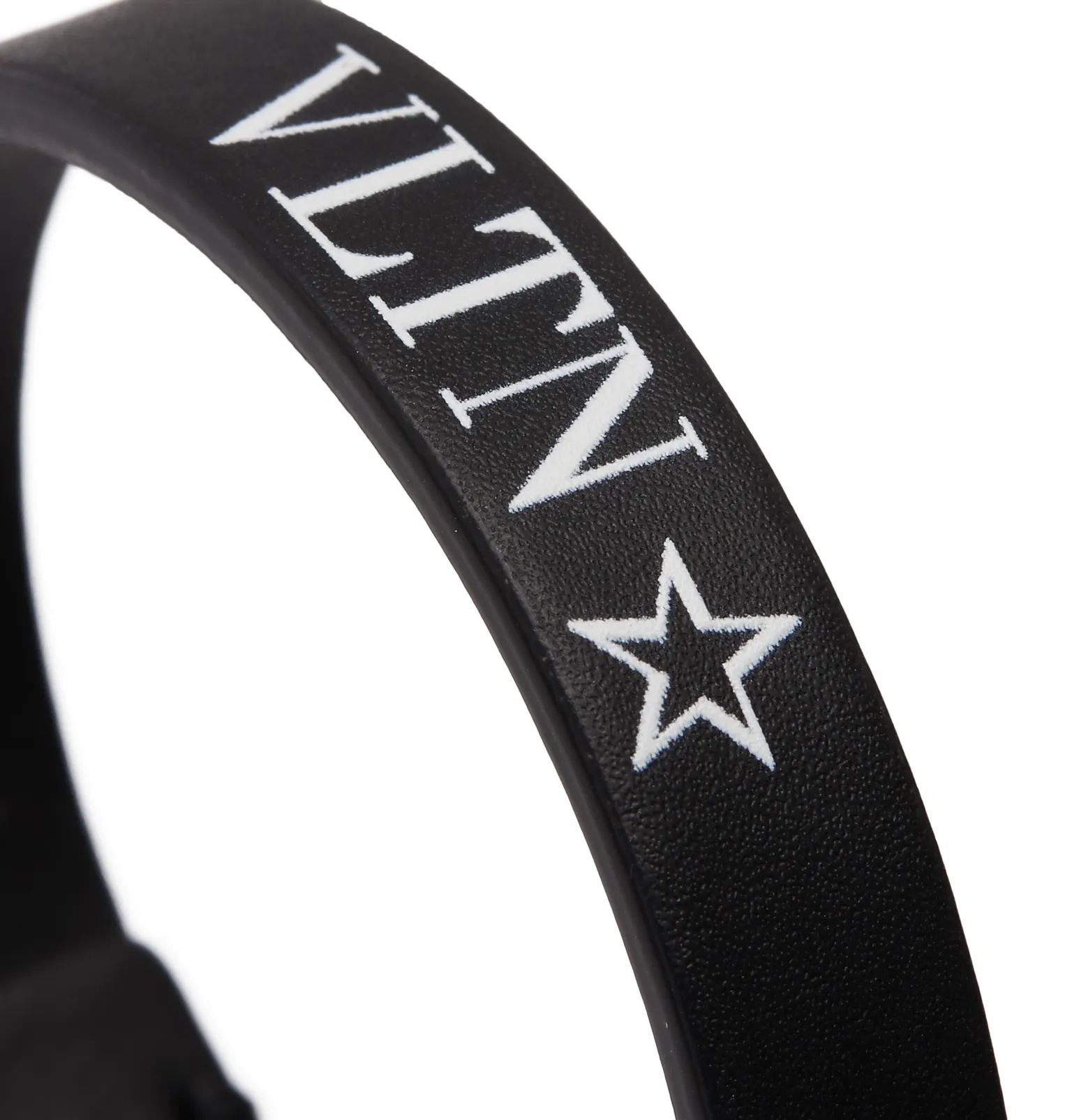 Valentino Garavani Logo-Print Leather Bracelet - 4