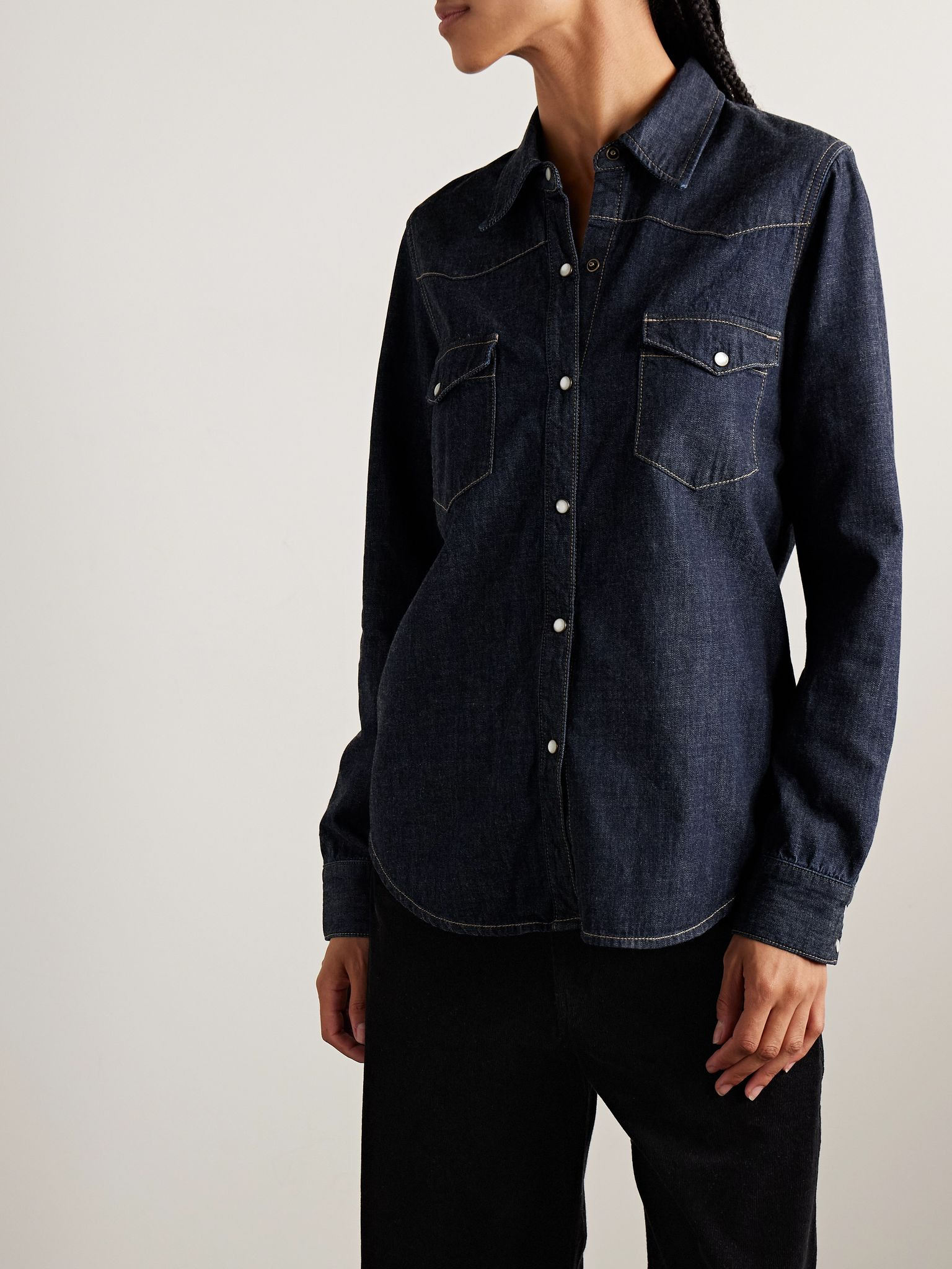 Travis denim shirt Indigo - 3