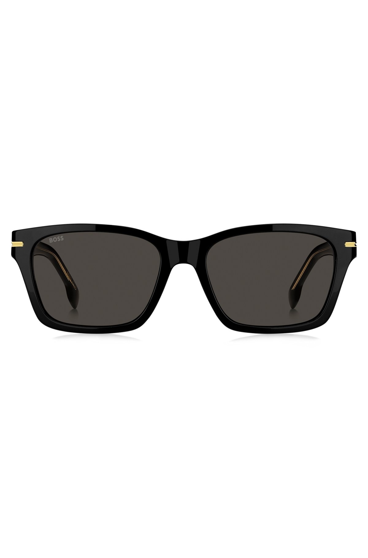 BLACK-ACETATE SUNGLASSES WITH GOLD-TONE HINGES - 3