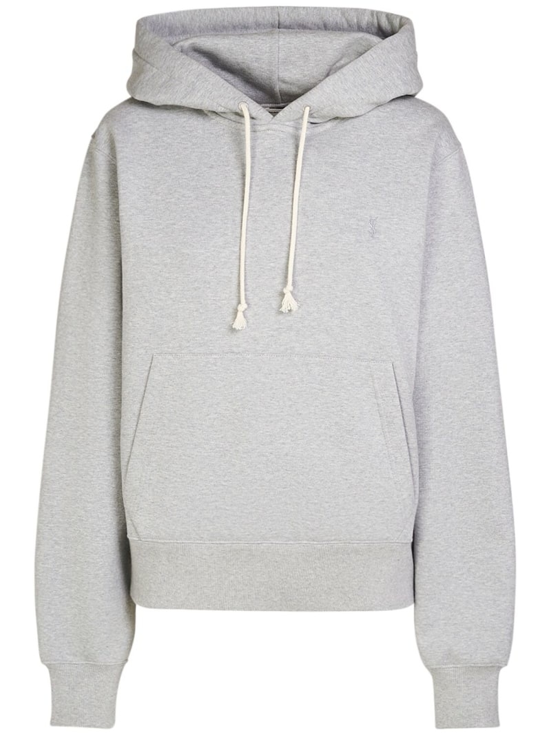 Cassandre embroidered cotton hoodie - 1
