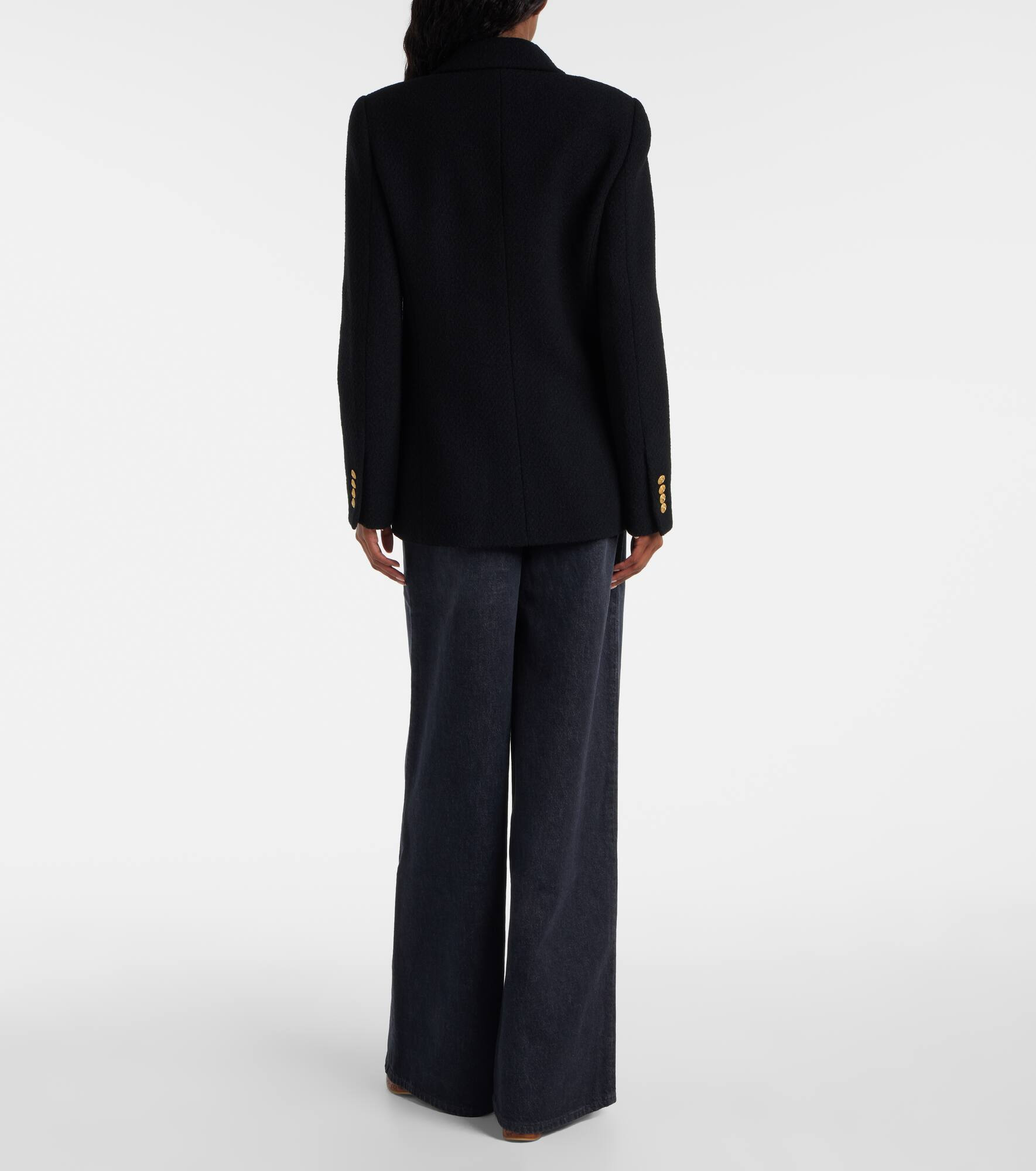 Wool-blend bouclé jacket - 3