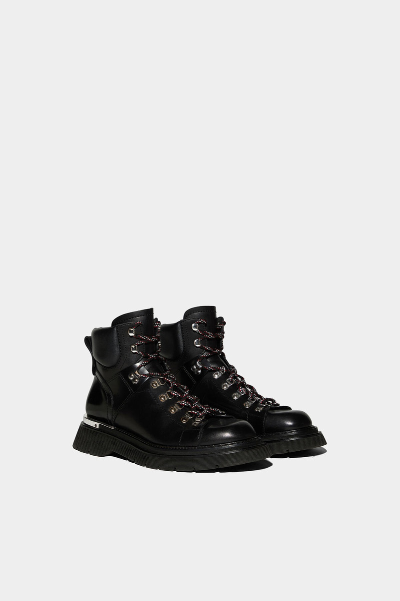 IBRA BLACK ON BLACK ANKLE BOOTS 3