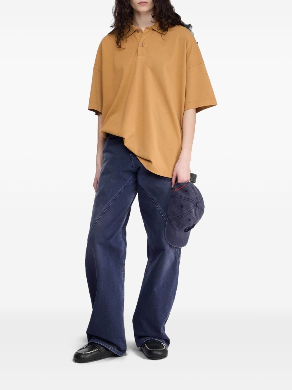anchor-print polo shirt - 2