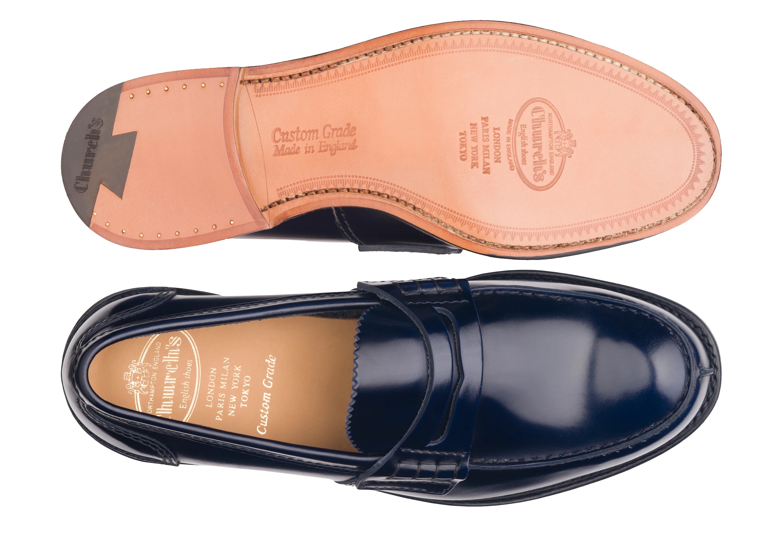 Tunbridge
Bookbinder Fumè Penny Loafer Navy - 3