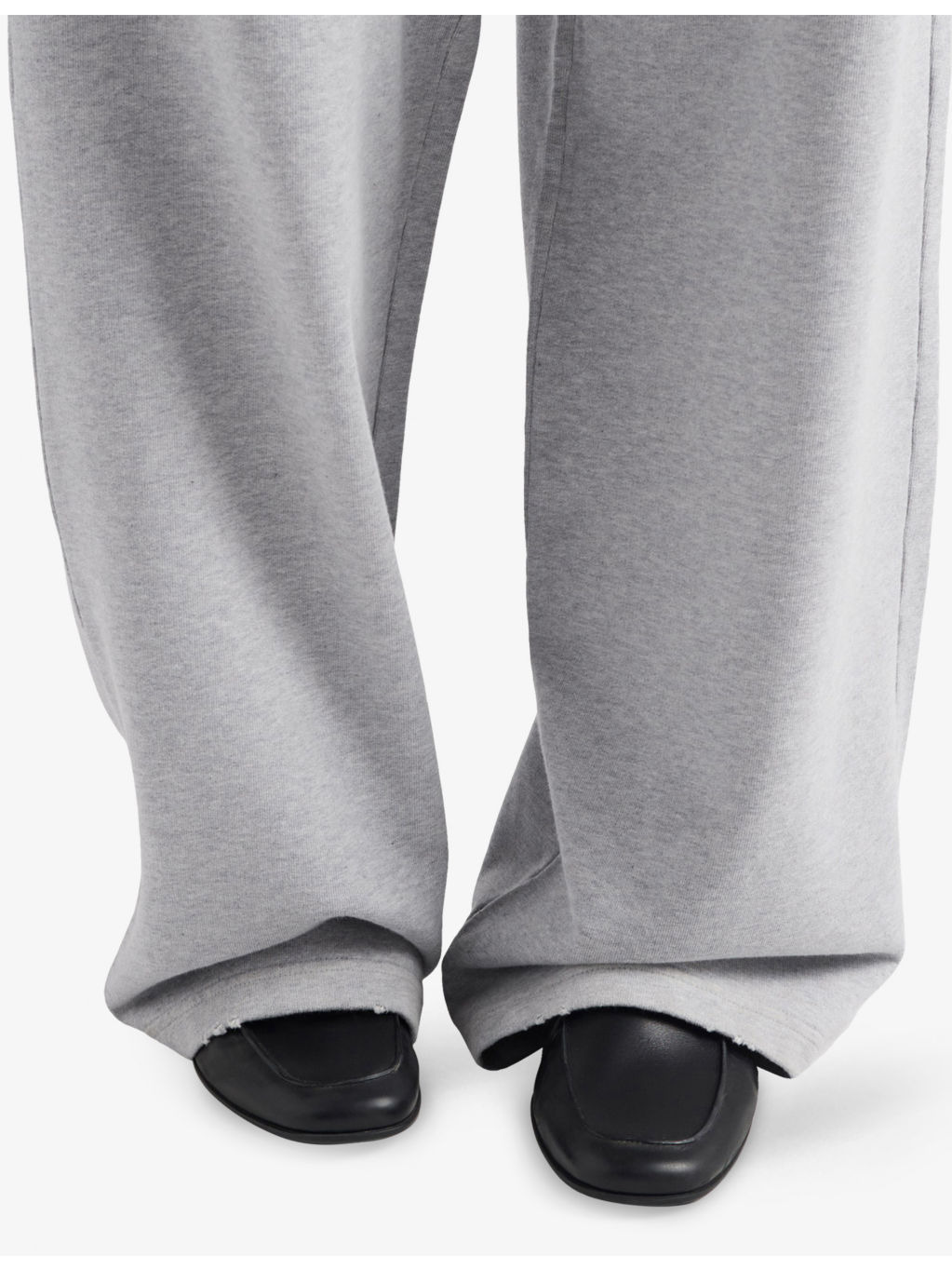Wide-Leg Cotton-Fleece Jogging Bottoms - 4
