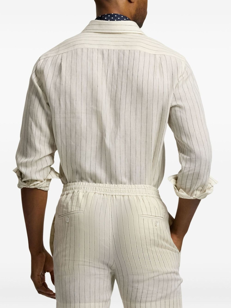 pinstripe 리넨 셔츠 5
