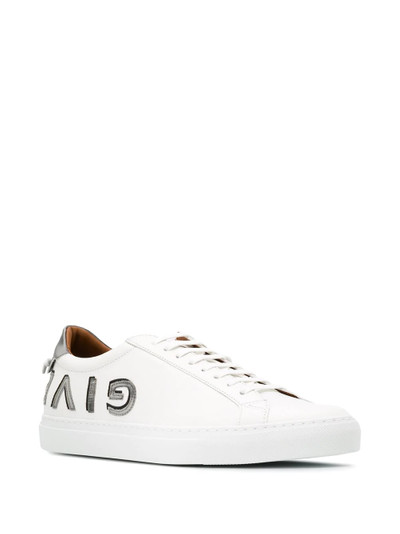 Givenchy reverse logo low top sneakers outlook