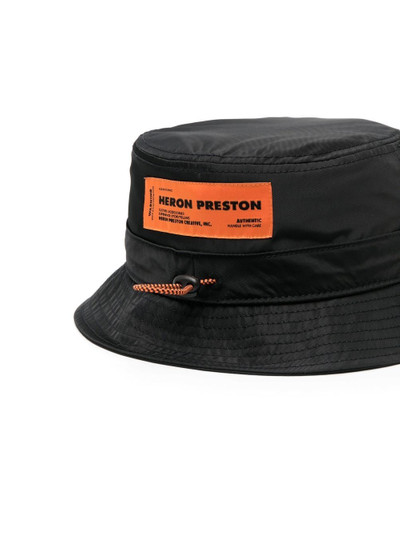 Heron Preston HPNY logo-patch bucket hat outlook