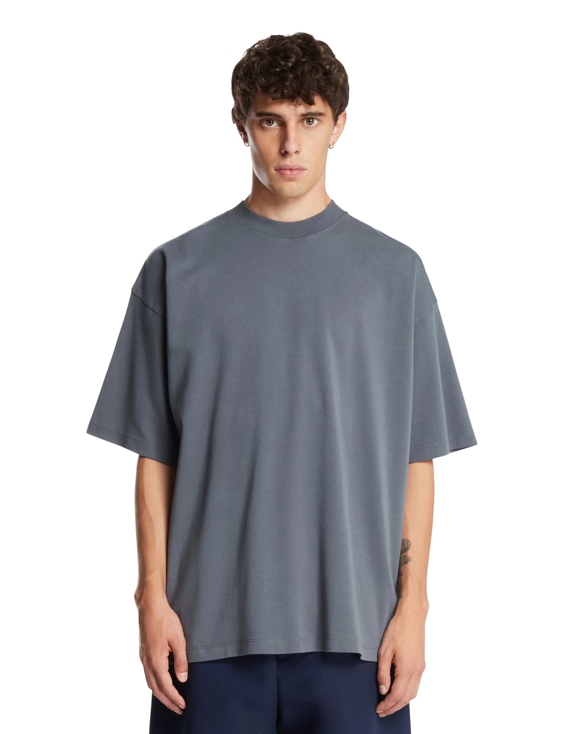 Blue Mick Cotton T-Shirt - 1