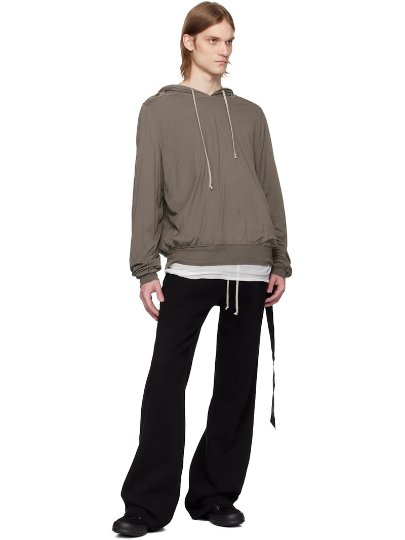 Rick Owens DRKSHDW Gray Hollywood Oversized Hoodie outlook
