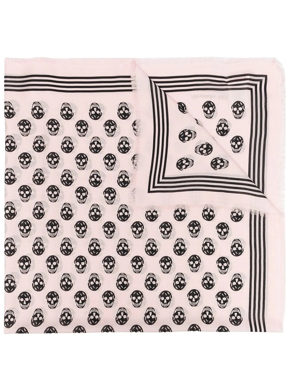 skull-print scarf - 1