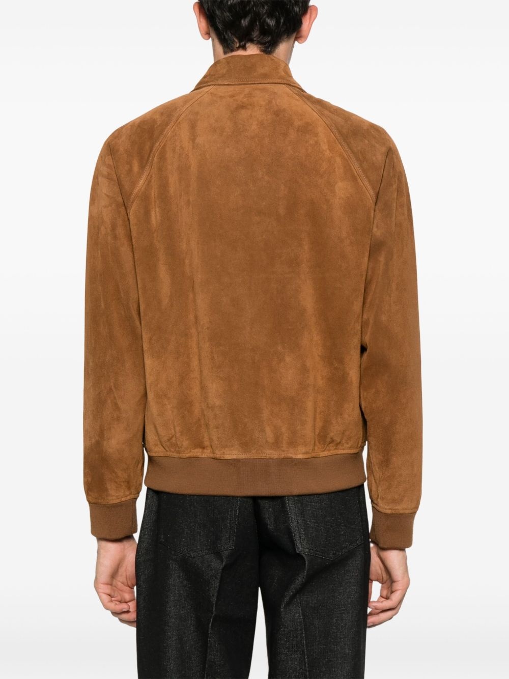 suede bomber jacket - 4
