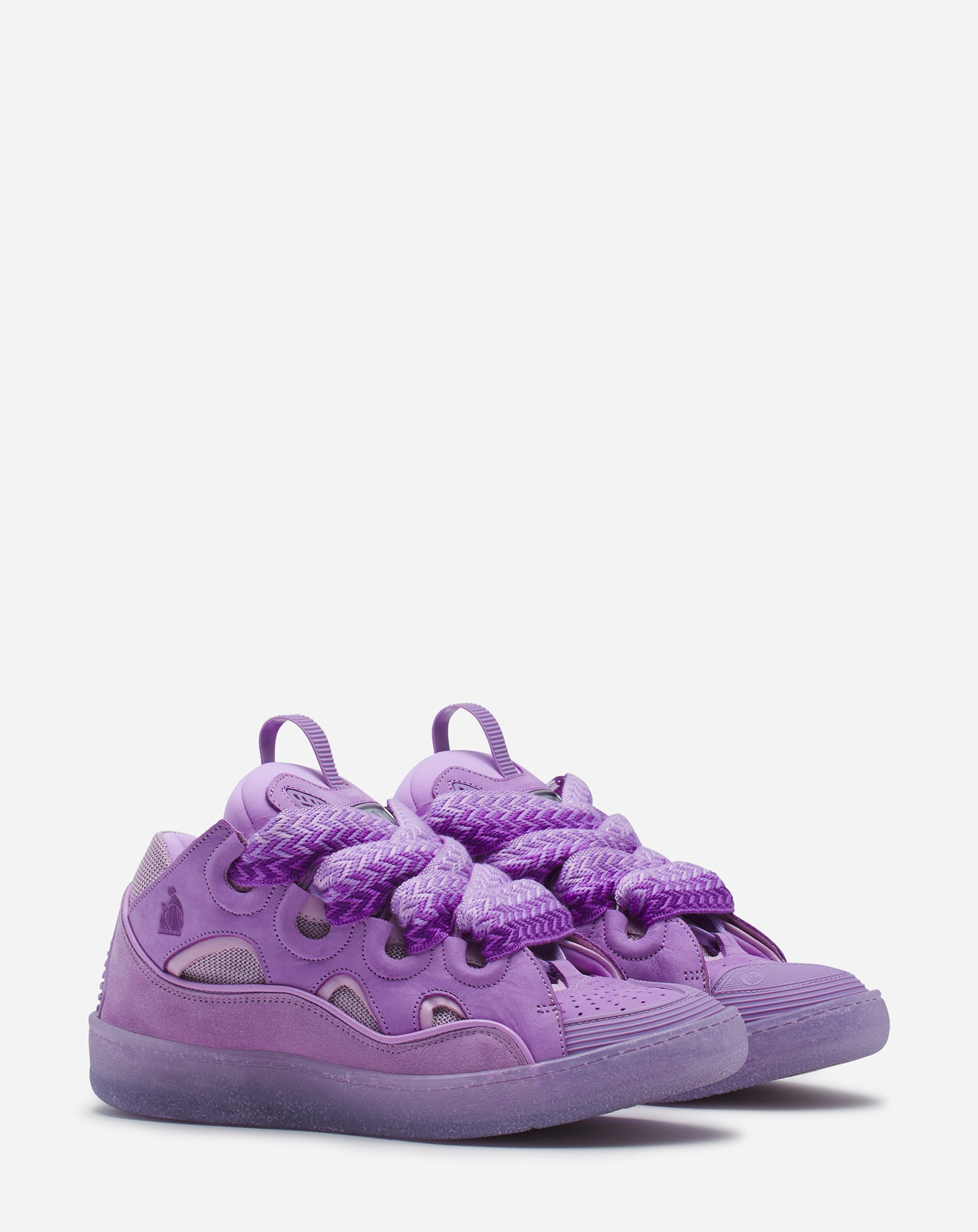 LEATHER CURB SNEAKERS - 2