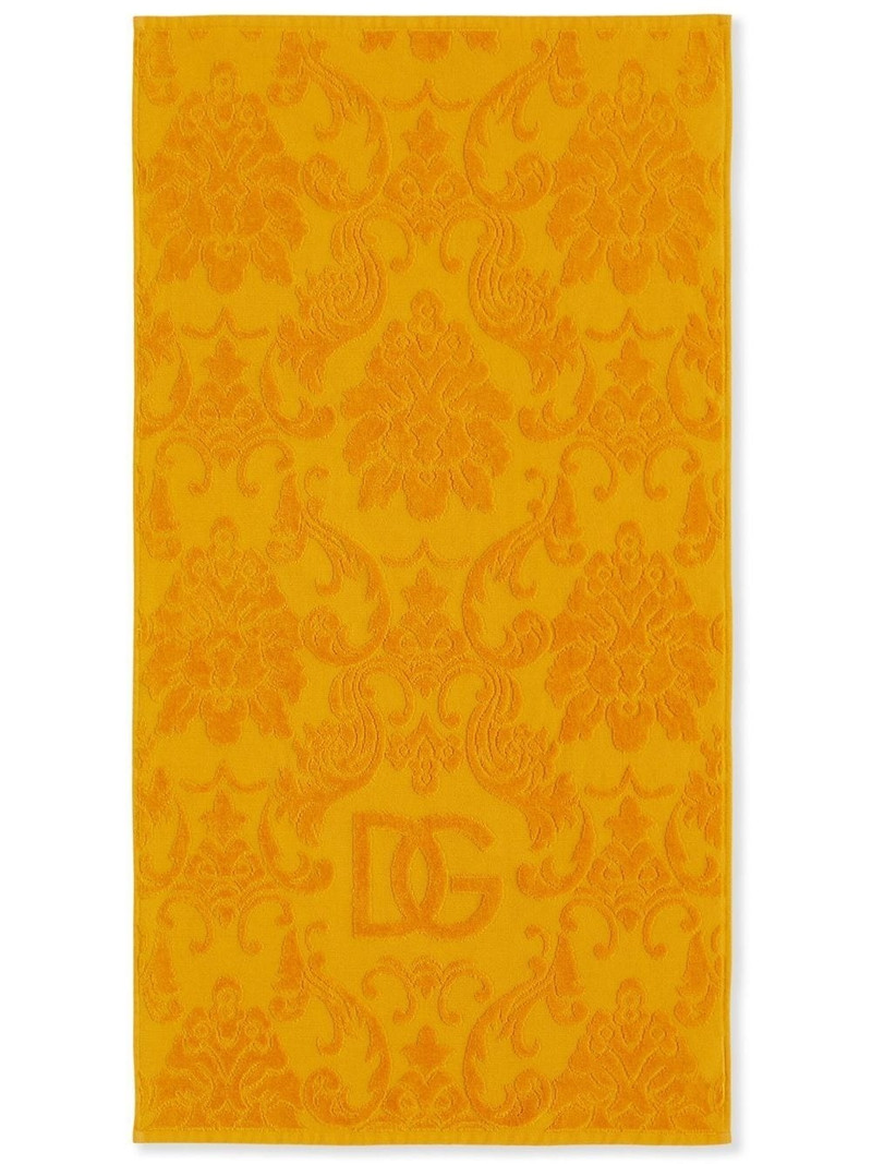 Dolce & Gabbana Barocco logo-jacquard towels (set of 5) outlook